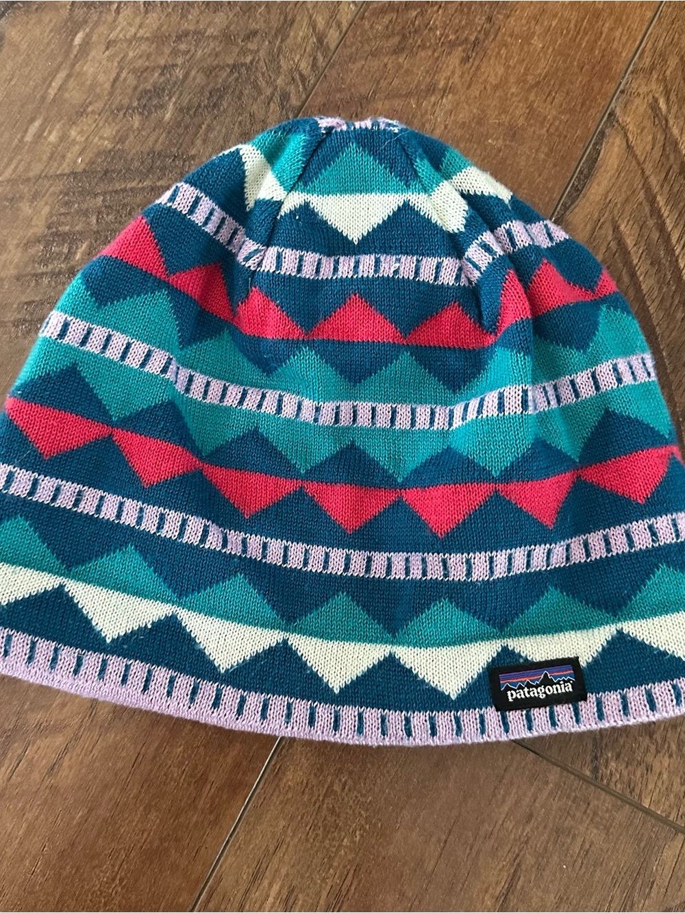 Patagonia Youth Geometric Knit Beanie